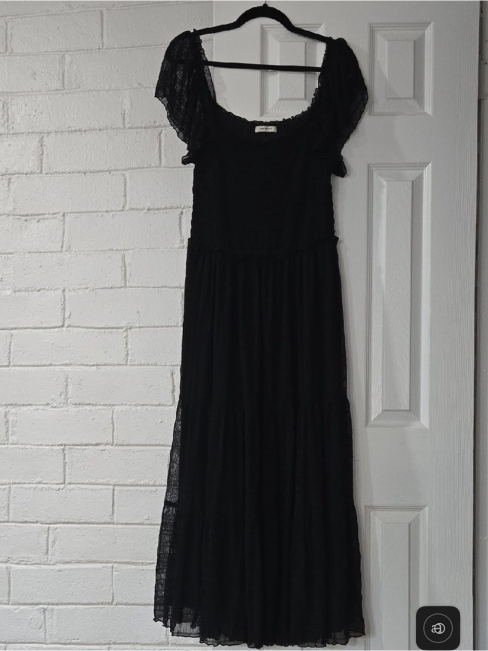 Max Studio Black Lace Maxi Dress